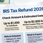 IRS Tax Refund 2026 Schedule: Check Your Refund Amount & Exact Deposit Dates