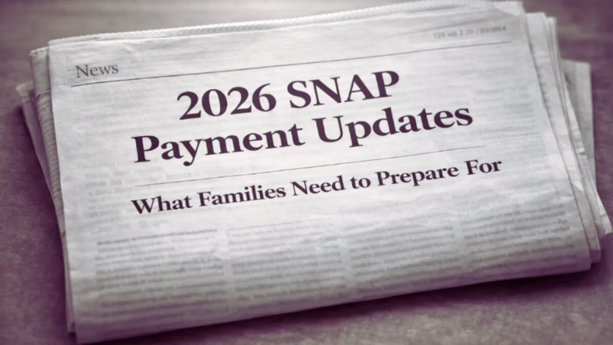 SNAP Payments Changing in 2026: What Families Must Know Now